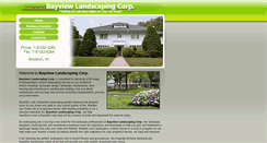 Desktop Screenshot of bayviewlandscapingcorp.com